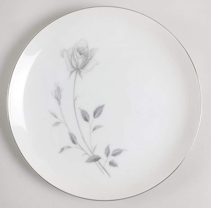 Midnight Rose Salad Plate by Royal Song-1