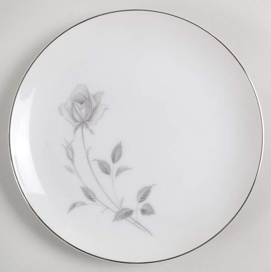 Midnight Rose Bread & Butter Plate by Royal Song-1