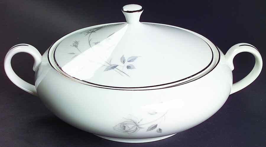 Midnight Rose Round Covered Vegetable by Royal Song-1