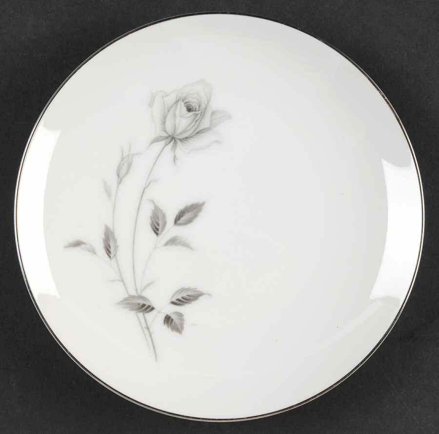 Midnight Rose Bread & Butter Plate by Royal Song-1
