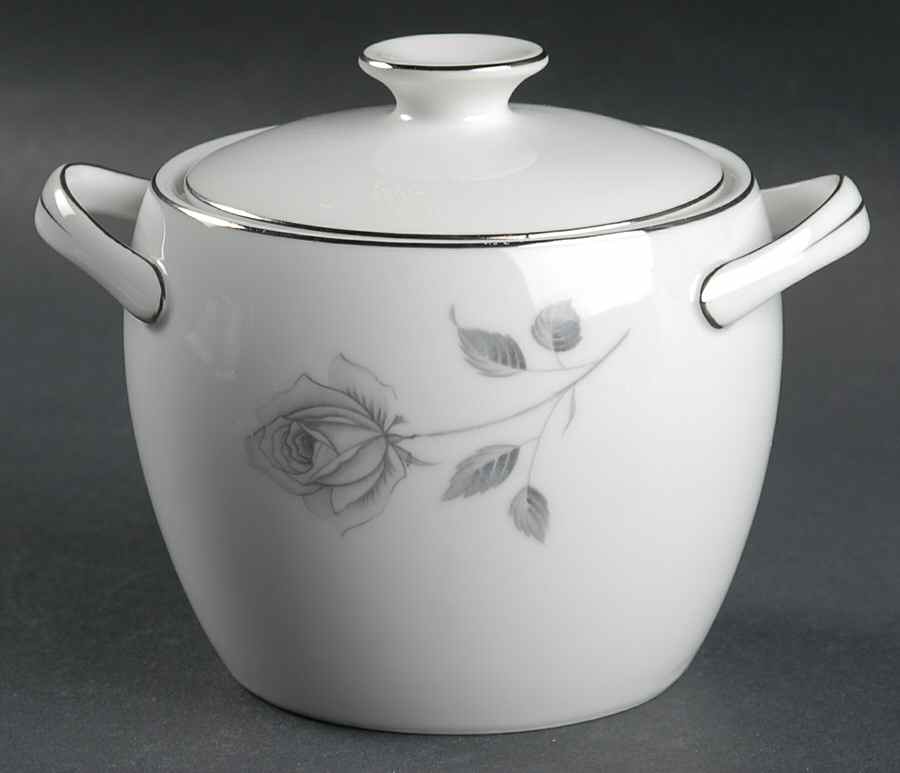 Midnight Rose Sugar Bowl & Lid by Royal Song-1