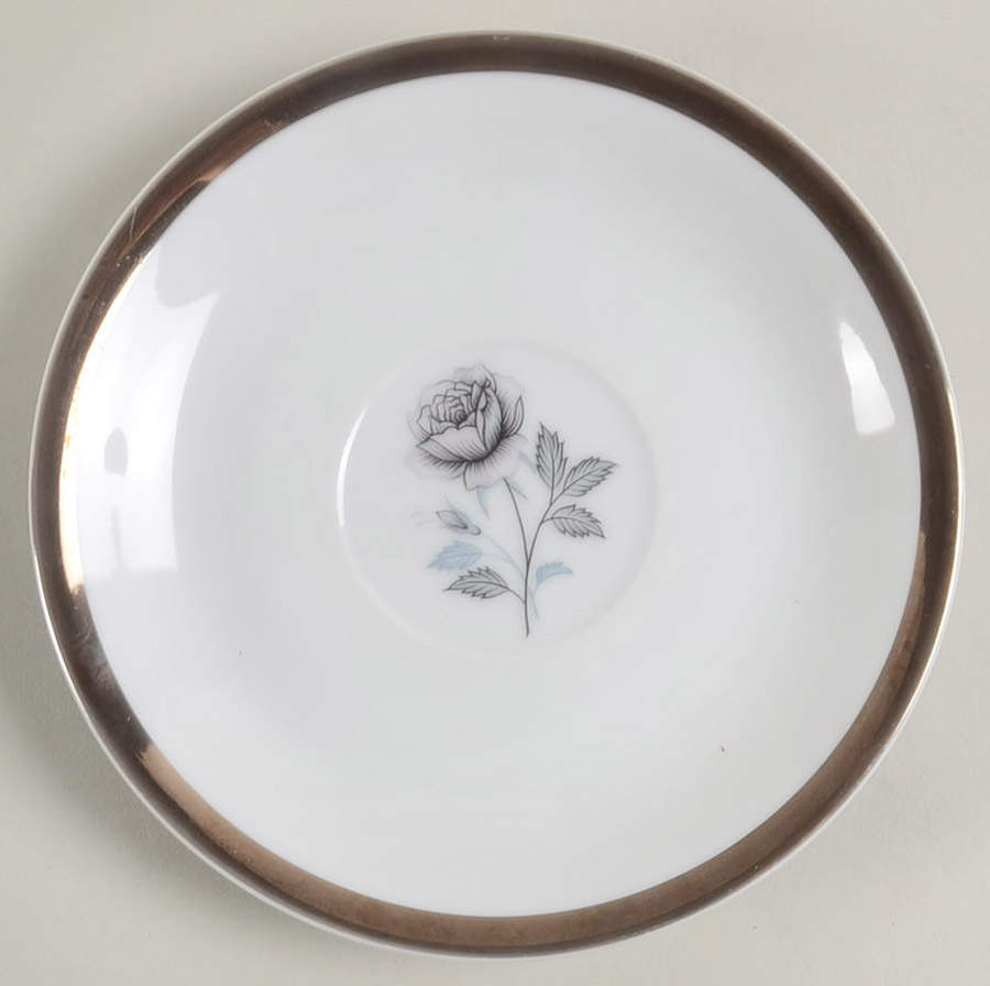Moonlight Rose Saucer for Footed Cup by Royal Song-1