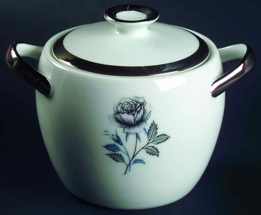Moonlight Rose Sugar Bowl & Lid by Royal Song-1