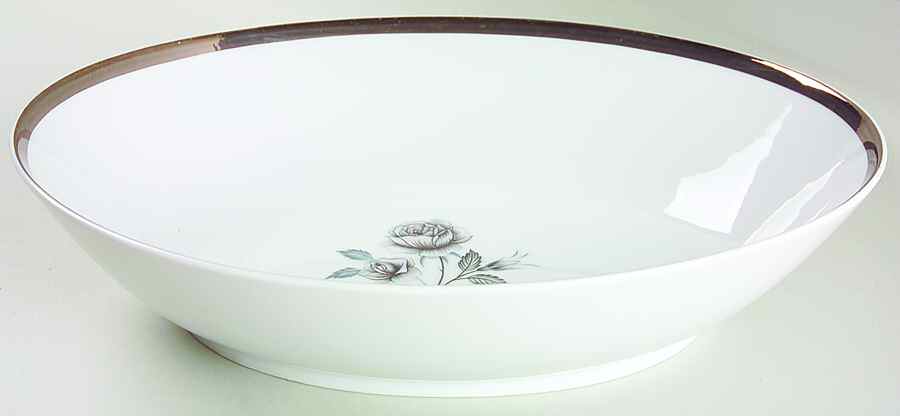 Moonlight Rose 10" Oval Vegetable Bowl by Royal Song-1