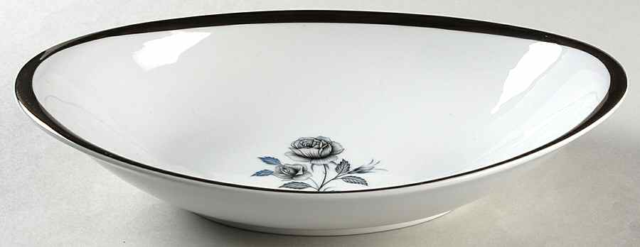 Moonlight Rose 11" Oval Vegetable Bowl by Royal Song-1