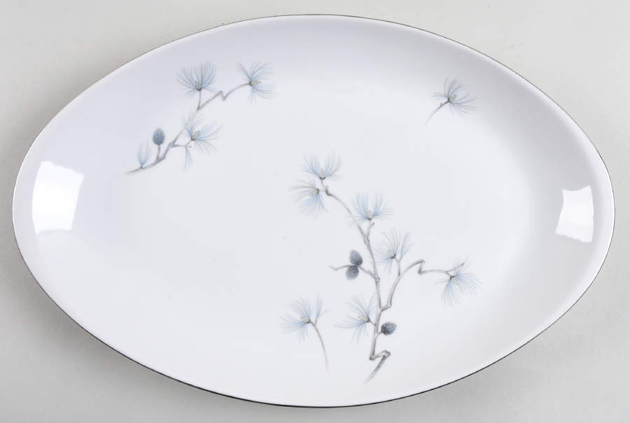 Pollyanna Pine 14" Oval Serving Platter by Royal Song-1