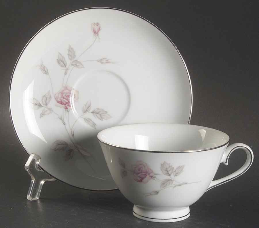 Remembrance Footed Cup & Saucer Set by Royal Song-1