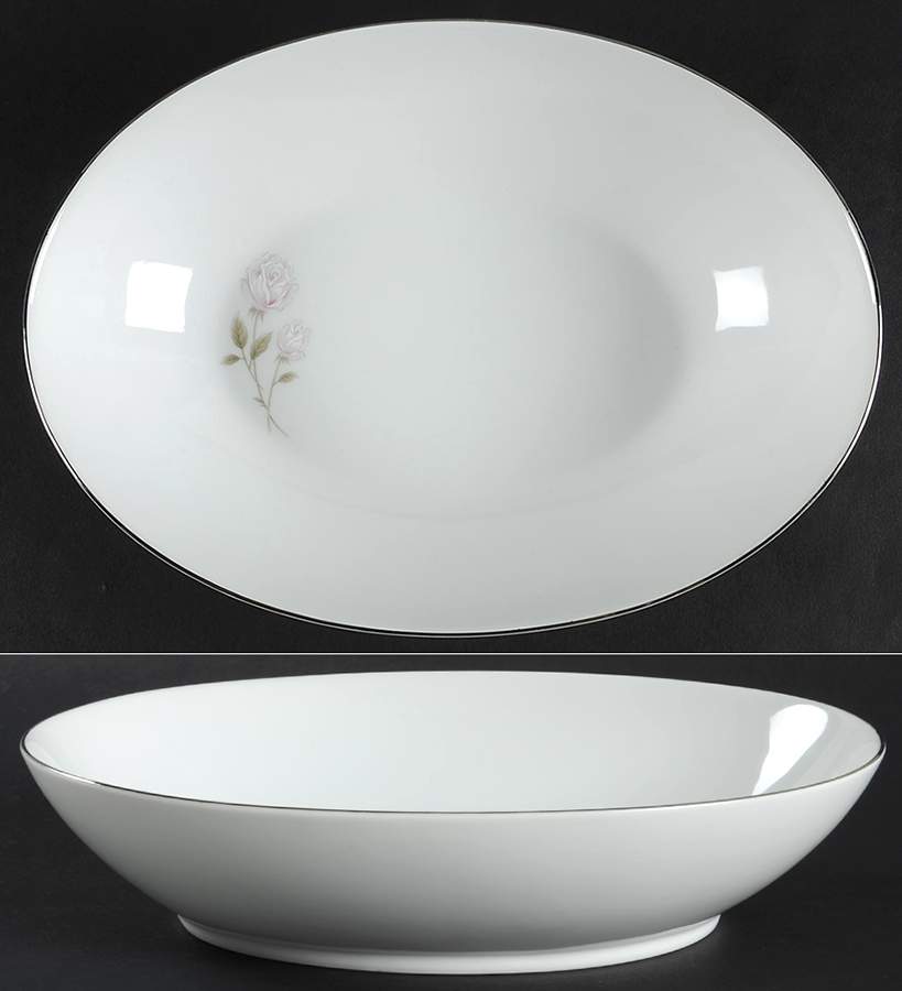 Romance 10" Oval Vegetable Bowl by Royal Song-1