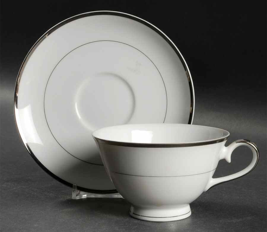 Royal Queen Footed Cup & Saucer Set by Royal Song-1