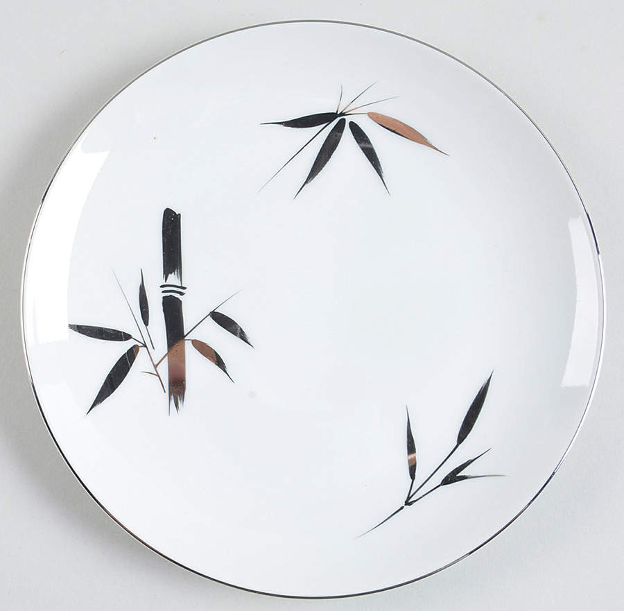 Silver Beauty Salad Plate by Royal Song-1