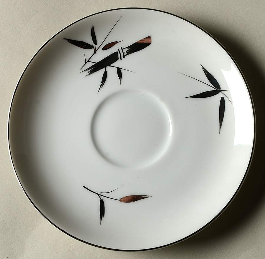 Silver Beauty Saucer by Royal Song-1