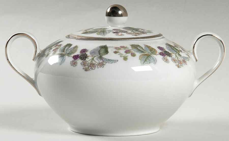 Blackberry Sugar Bowl & Lid by Royal Signet-1