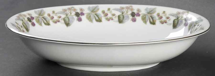 Blackberry 9" Oval Vegetable Bowl by Royal Signet-1