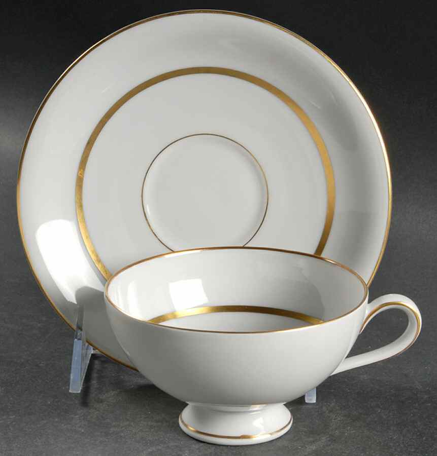 Dianne Footed Cup & Saucer Set by Royal Signet-1