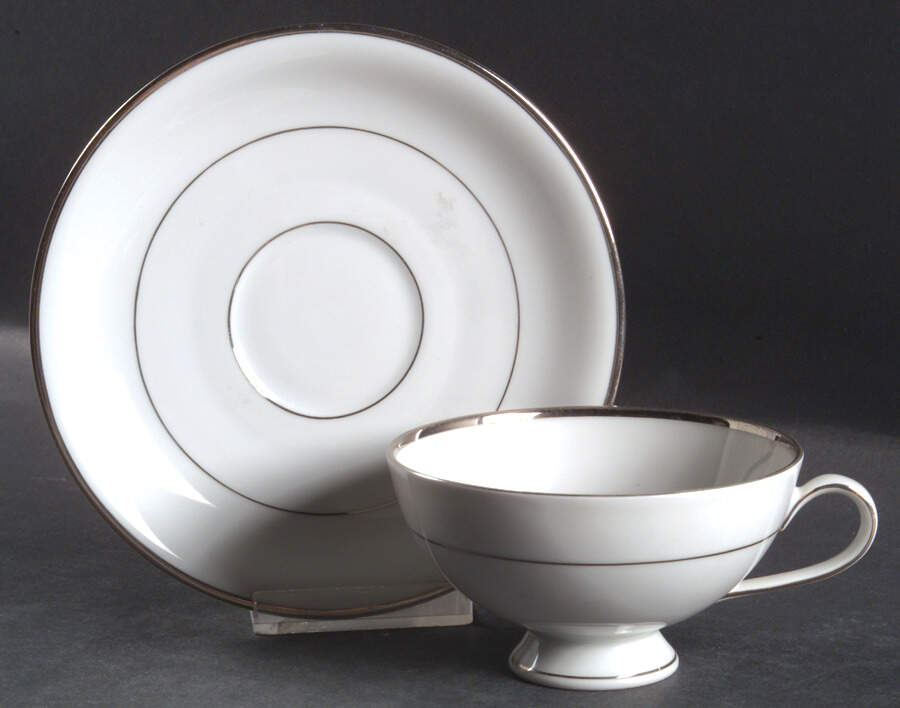 Sharon Footed Cup & Saucer Set by Royal Signet-1