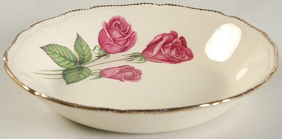 Anniversary Rose Coupe Soup Bowl by Royal Swan-1