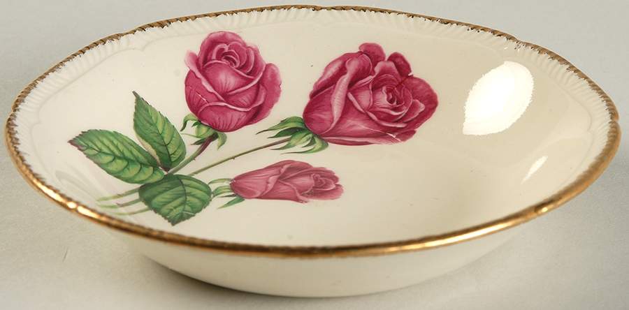 Anniversary Rose Fruit/Dessert (Sauce) Bowl by Royal Swan-1