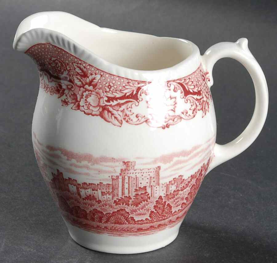 Historic Castles Pink Creamer by Royal Swan-1