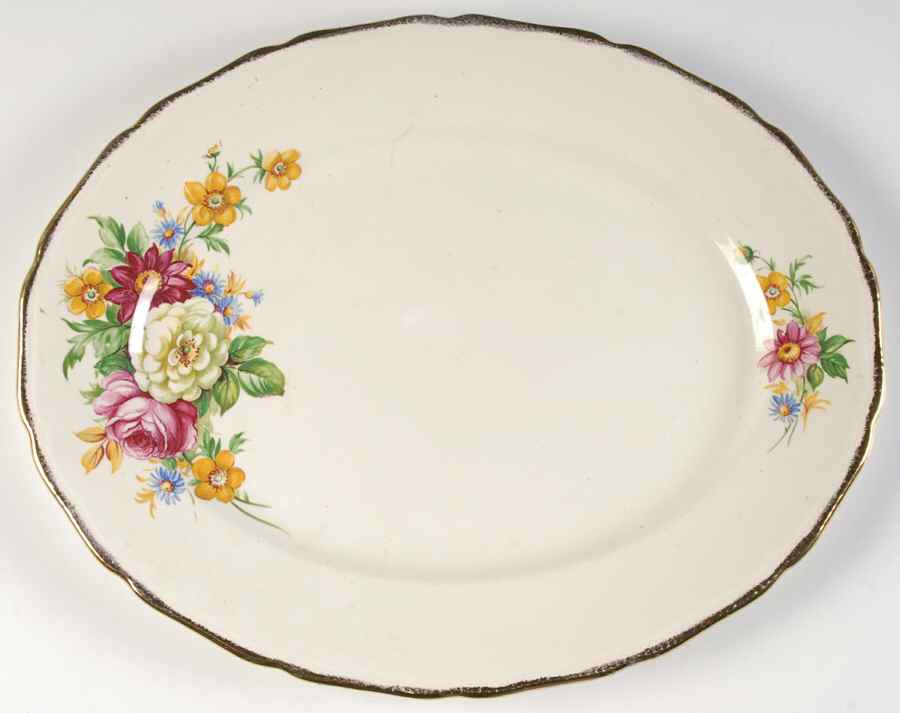Riverdale 14" Oval Serving Platter by Royal Swan-1