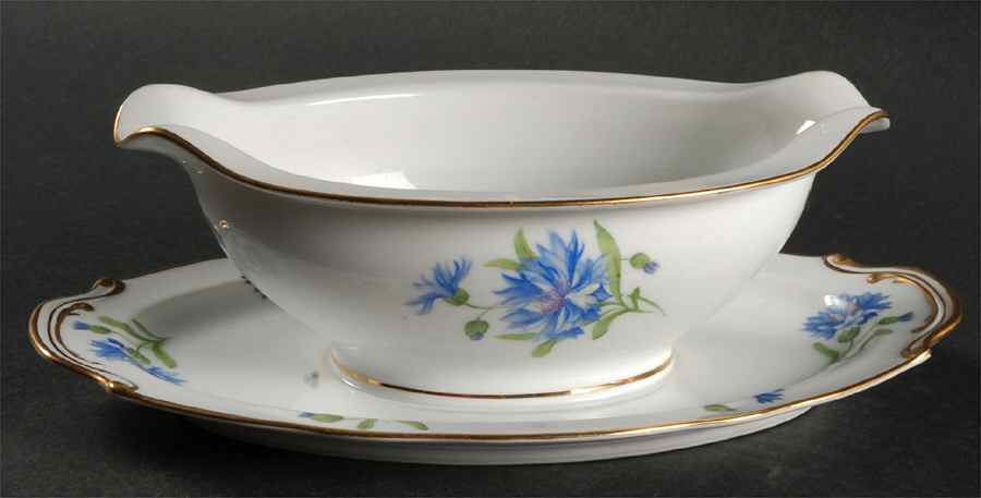 Meadow Belle Gravy Boat with Attached Underplate by Rossetti-1