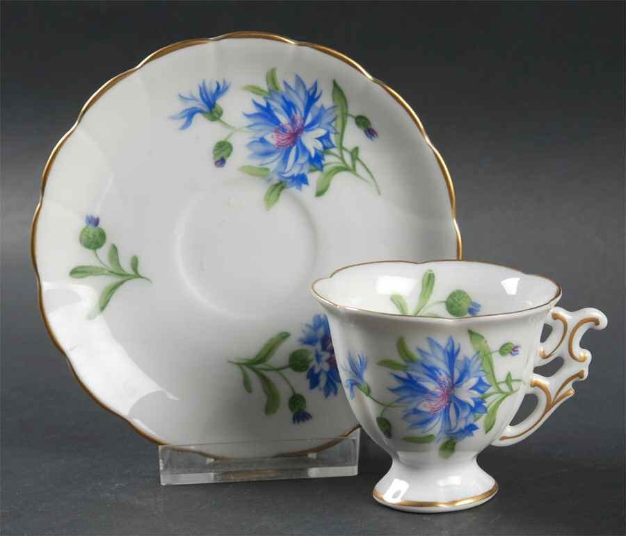 Meadow Belle Footed Demitasse Cup & Saucer Set by Rossetti-1