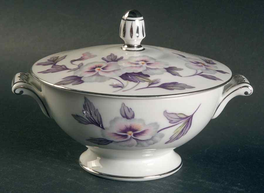 Silver Dawn Sugar Bowl & Lid by Rossetti-1