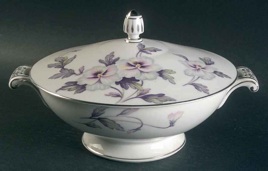 Silver Dawn Round Covered Vegetable by Rossetti-1