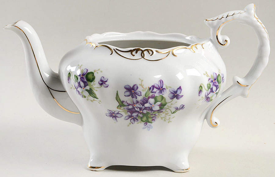 Spring Violets Teapot No Lid by Rossetti-1