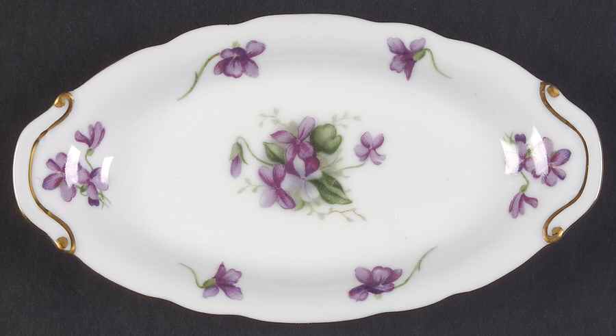 Spring Violets Oval Bon Bon by Rossetti-1