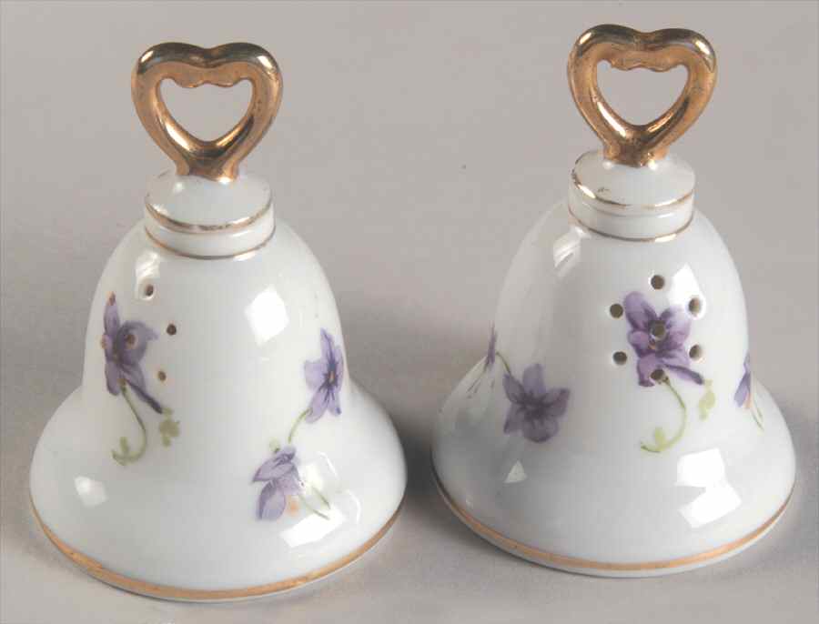 Spring Violets Salt & Pepper Set with Lids by Rossetti-1