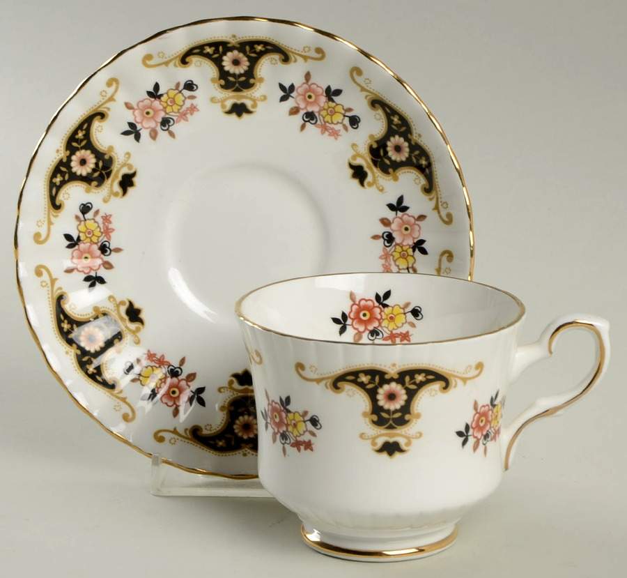 Balmoral Footed Cup & Saucer Set by Royal Stafford-1
