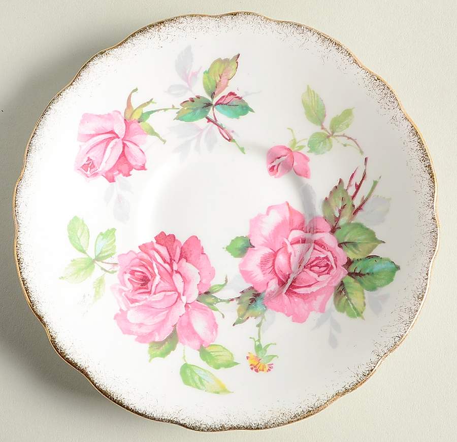 Berkeley Rose Saucer by Royal Stafford-1