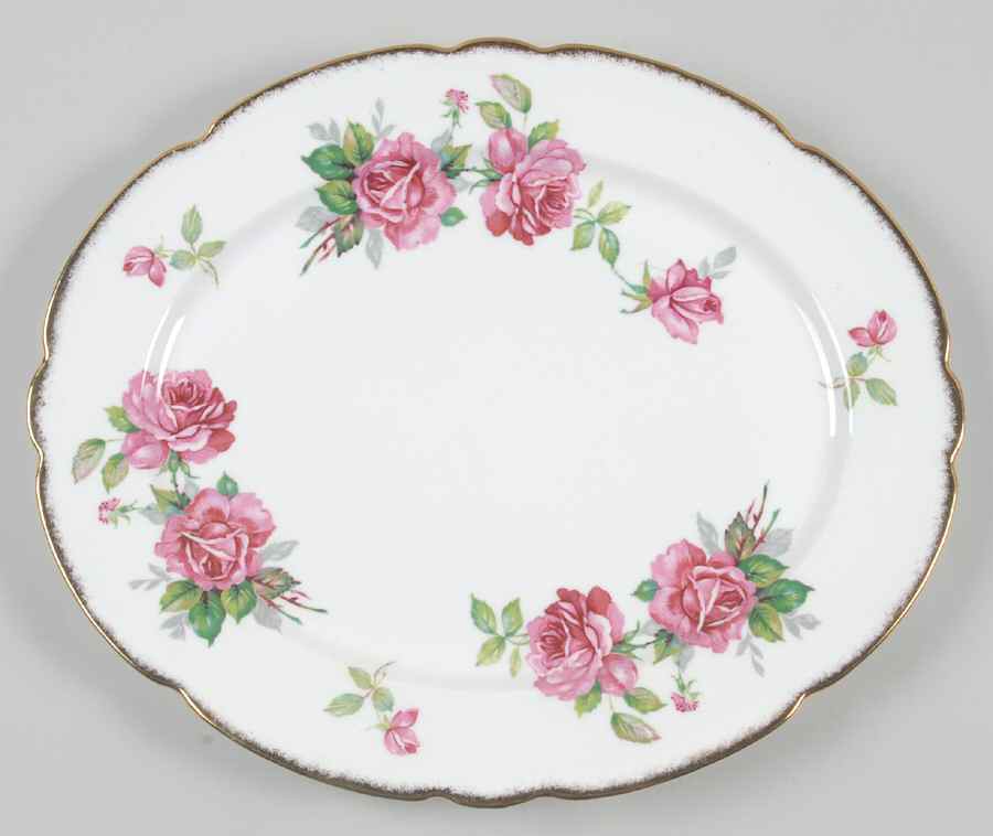 Berkeley Rose 13" Oval Serving Platter by Royal Stafford-1
