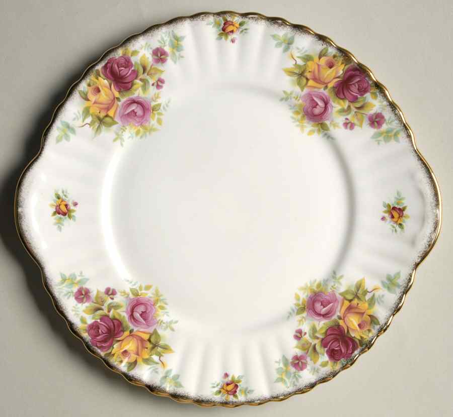 Bouquet Handled Cake Plate by Royal Stafford-1