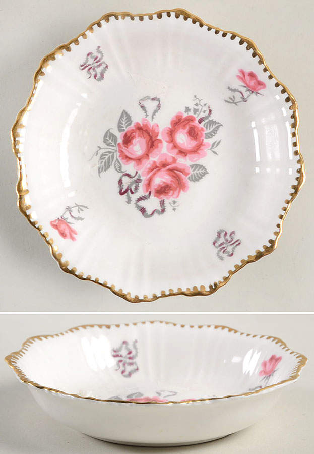 Cameo Rose Fruit/Dessert (Sauce) Bowl by Royal Stafford-1