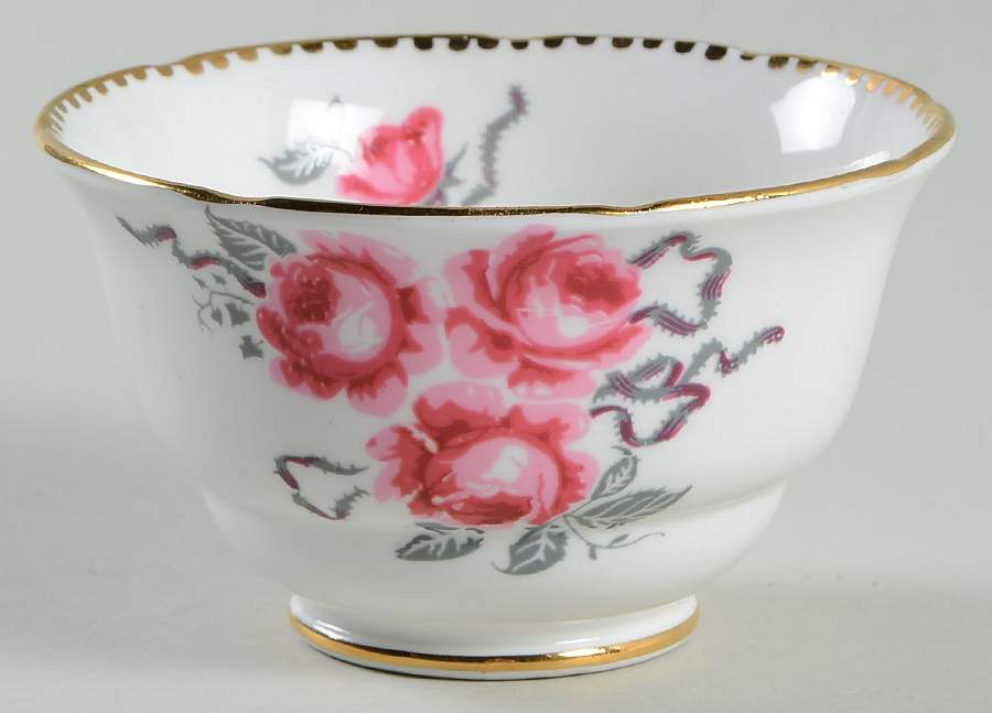 Cameo Rose Open Sugar Bowl by Royal Stafford-1