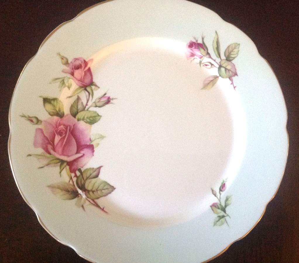 First Love (Scalloped) Salad Plate by Royal Stafford-1