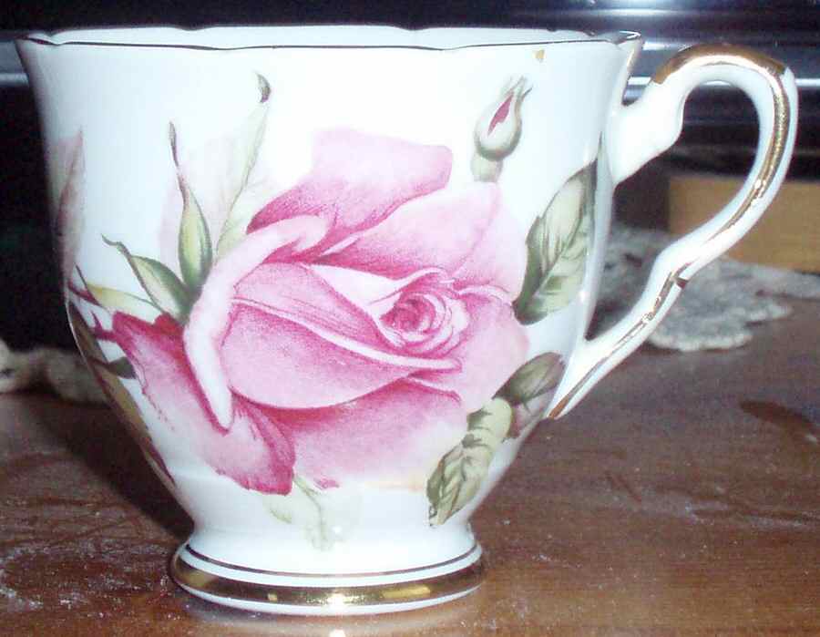 First Love (Scalloped) Footed Cup by Royal Stafford-1