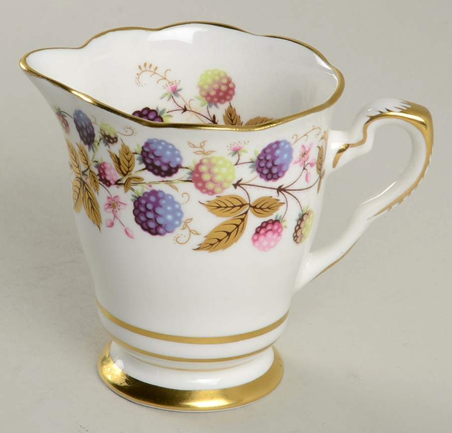 Golden Bramble (3 Gold Lines) Mini Creamer by Royal Stafford-1