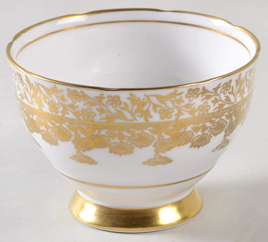 Gold Regent Mini Open Sugar Bowl by Royal Stafford-1