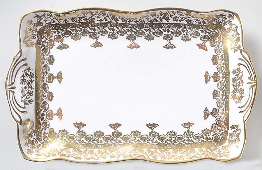 Gold Regent Tray for Mini Creamer & Open Sugar by Royal Stafford-1