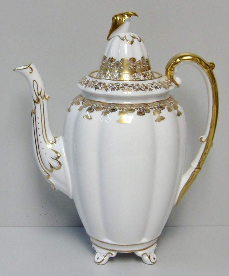 Gold Regent Coffee Pot & Lid by Royal Stafford-1