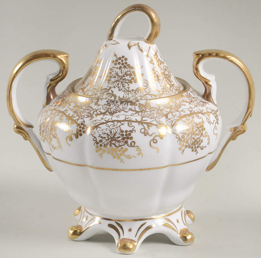 Grape Vine Sugar Bowl & Lid by Royal Stafford-1
