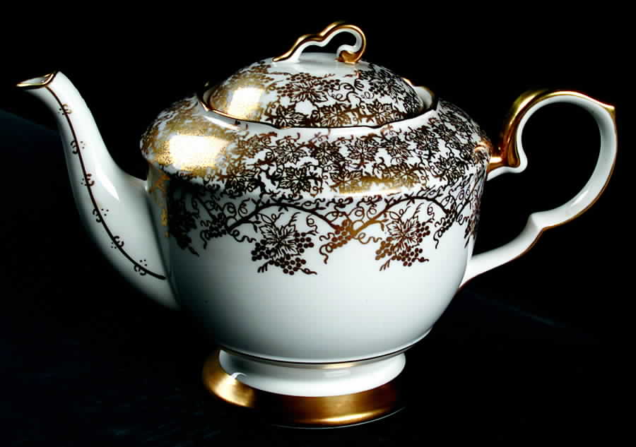 Grape Vine Teapot & Lid by Royal Stafford-1