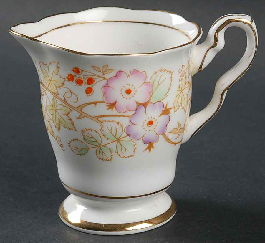 Hedgerow (Bone, Vine with Berries) Mini Creamer by Royal Stafford-1