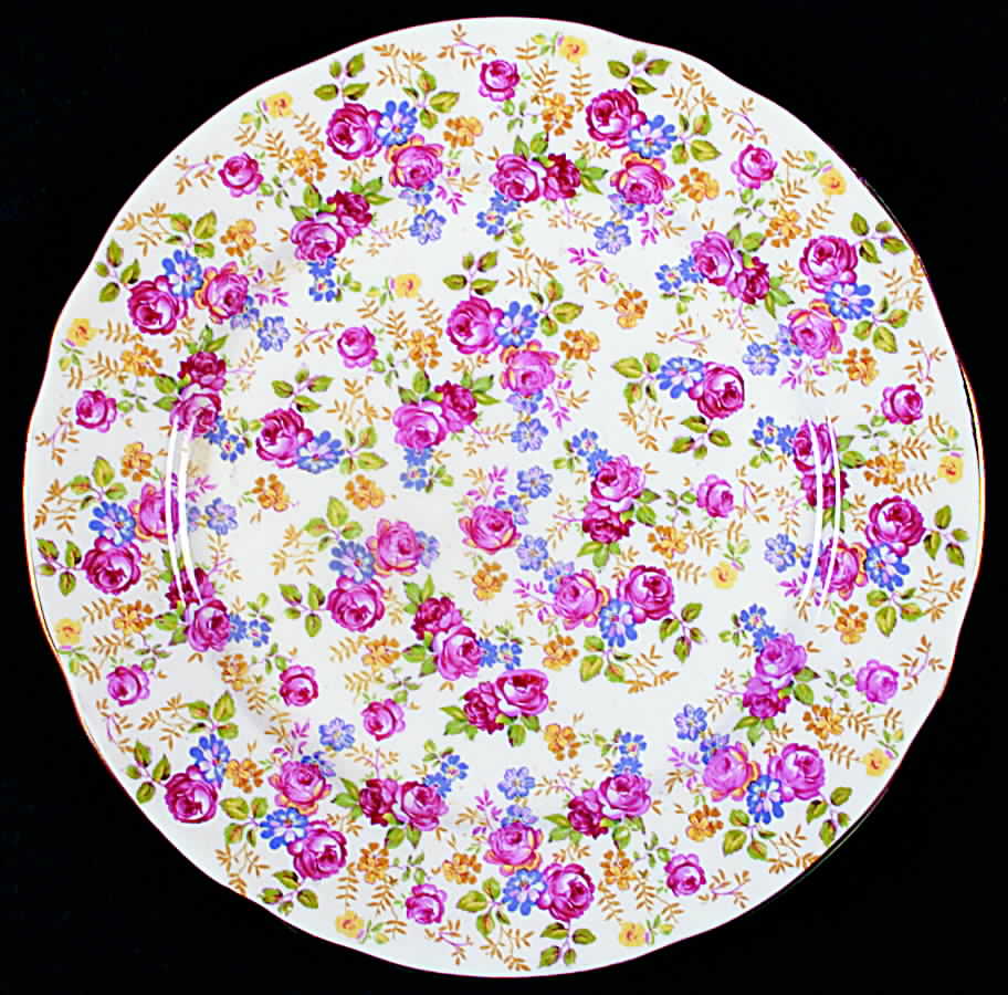 June Roses Dinner Plate by Royal Stafford-1
