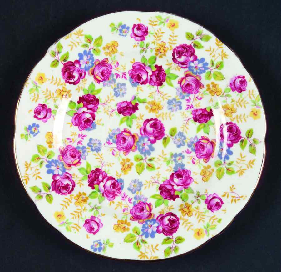 June Roses Bread & Butter Plate by Royal Stafford-1