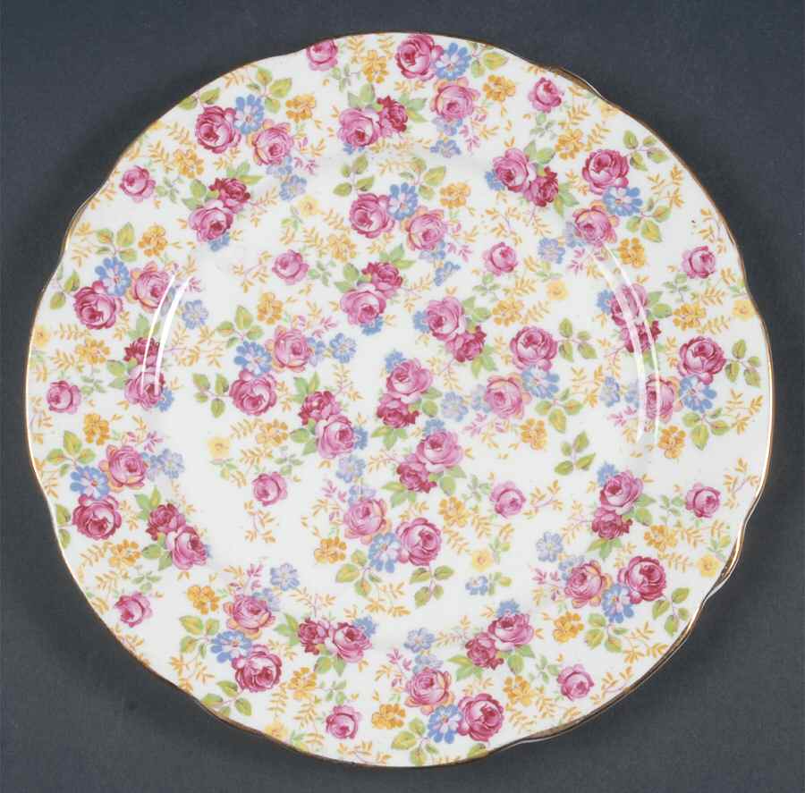 June Roses Dinner Plate by Royal Stafford-1