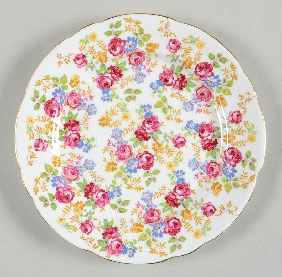 June Roses Salad Plate by Royal Stafford-1