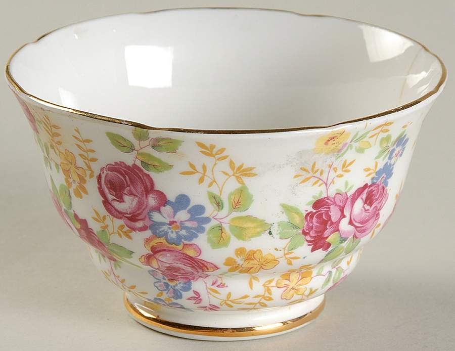 June Roses Mini Open Sugar Bowl by Royal Stafford-1